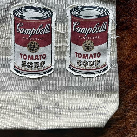 Vintage Andy Warhol Cambell’s Soup Can Tote By Loop Design - Picture 4 of 6